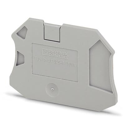 Phoenix Blocks - Phoenix Contact 3047141 57.8 x 2.2 x 47.5 mm Gray Polyamide Terminal Block End Cover