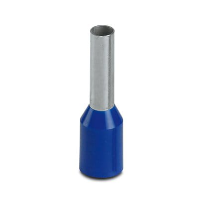 Phoenix Blocks - Phoenix Contact 3200522 8 mm 0.14 mm. Blue Tinned Electrolytic Copper Ferrule