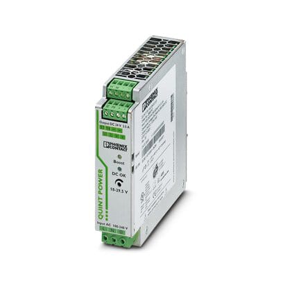 Phoenix Blocks - Phoenix Contact 2866747 100 to 240 VAC Input 24 VDC 3.5 Amp Output 84 W IP20 Din Rail Mount 1-Phase Power Supply Unit
