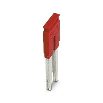 Phoenix Blocks - Phoenix Contact 3005947 10.2 mm Pitch 50 Amp 2-Position Red Copper Terminal Block Plug-In Bridge