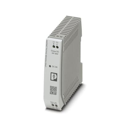 Phoenix Blocks - Phoenix Contact 2902991 100 to 240 VAC Input 24 VDC 1.25 Amp Output 30 W IP20 Din Rail Mount 1-Phase Power Supply Unit