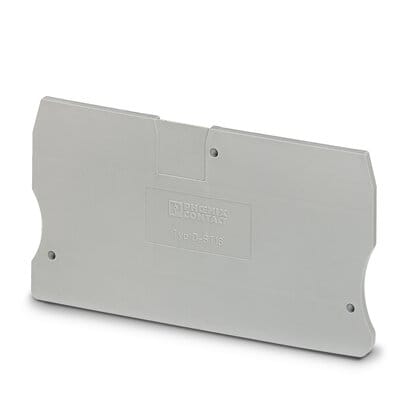 Phoenix Blocks - Phoenix Contact 3036657 80 x 2.2 x 51.1 mm Gray Polyamide Terminal Block End Cover