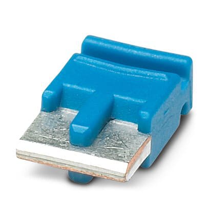 Phoenix Blocks - Phoenix Contact 2966812 6 mm 6 Amp 2-Position Blue Terminal Block Single Plug-In Bridge