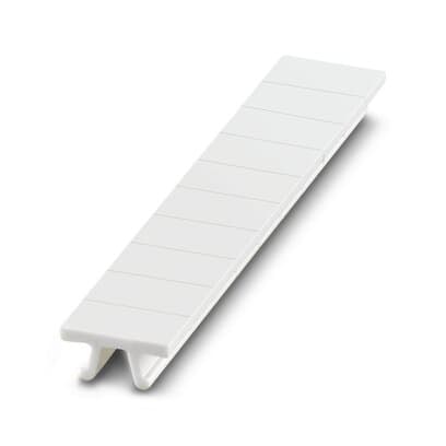 Phoenix Blocks - Phoenix Contact 1050004 5 mm White Polyamide Snap-In Mount Zack Terminal Block Marker Strip