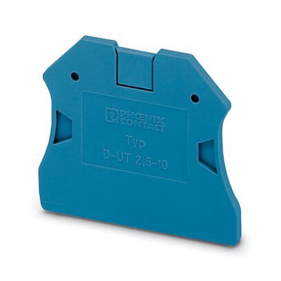 Phoenix Blocks - Phoenix Contact 3047235 47 x 2.2 x 39.8 mm Blue Polyamide Terminal Block End Cover