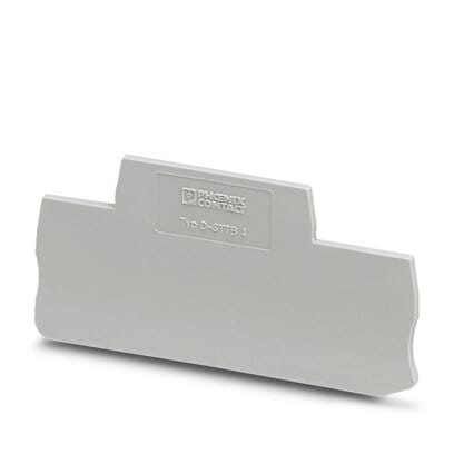 Phoenix Blocks - Phoenix Contact 3030462 83.5 x 2.2 x 39.7 mm Gray Polyamide Terminal Block End Cover