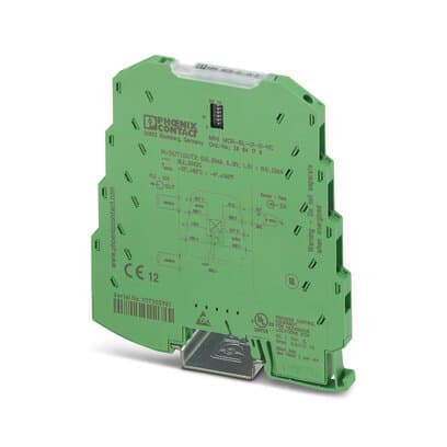 Phoenix Blocks - Phoenix Contact 2864176 30 Volt 50 mA 4-Way Green PBT Housing Screw Connection Electrical Isolation Signal Duplicator