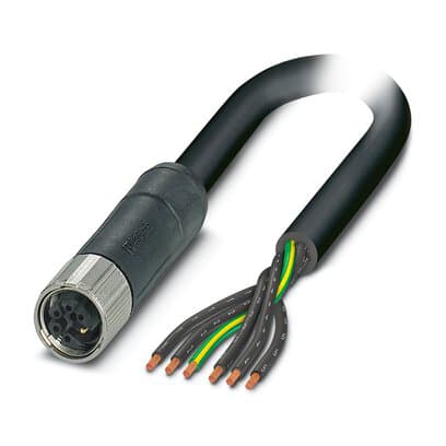 Phoenix Blocks - PHNX 1414922 SAC-6P- 5 0-PVC/M12FSM PE