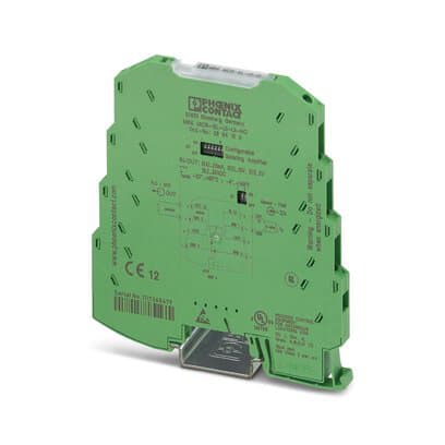 Phoenix Blocks - Phoenix Contact 2864150 30 Volt 50 mA 28 mA Output 3-Way Green Screw Connection Terminal Block Signal Conditioner
