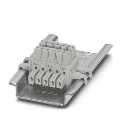 Phoenix Blocks - Phoenix Contact 2695439 150 Volt 8 Amp 5-Position Din Rail Bus Connector