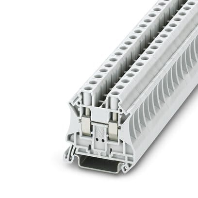 Phoenix Blocks - Phoenix Contact 3045198 1000 Volt 41 Amp 24 to 8 AWG White Polyamide Screw Connection Feed-Through Terminal Block