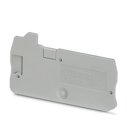 Phoenix Blocks - Phoenix Contact 3033045 65.3 x 2.2 x 35.1 mm Gray Polyamide Terminal Block End Cover