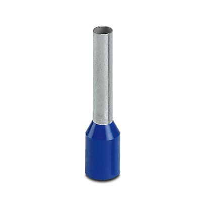 Phoenix Blocks - Phoenix Contact 3200962 18 mm 0.14 mm. Blue Tinned Electrolytic Copper Ferrule