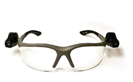 3M - 3M Industrial Safety 70071539962 11476-00000-10 Light Vision 2 Clear Anti-Fog Lens Gray Frame Lights 10/Case Safety Eyewear