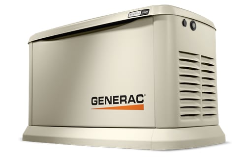 Generac Power Systems Inc - Generac 7042 22kW Air Cooled Home Standby Generator, Aluminum Enclosure, LP/NG Connection
