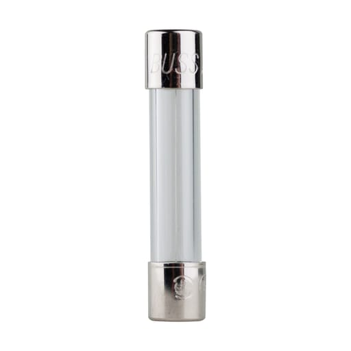 Bussmann Mfg. - Bussmann AGC-1 1amp Small Dimension Fast-Acting Fuse, Glass Tube, 1/4" x 1-1/4", 250v