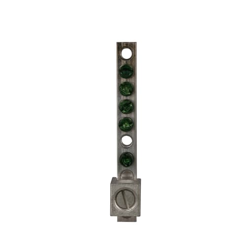 Cutler-Hammer / Eaton - Eaton Electrical GBK520 3.59 Inch 14 to 10 AWG/14 to 4 AWG Aluminum/Copper 5-Terminal Load Center Ground Bar Kit