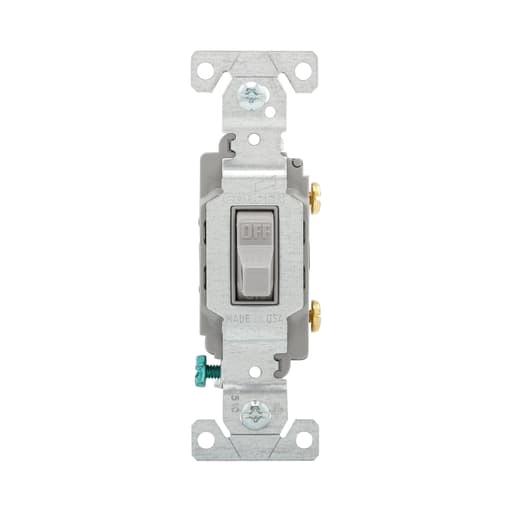 Cooper Wiring Device Arrow/Eagle - Arrow Hart Wiring CS120GY 20 Amp Toggle Switch