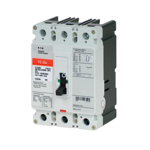 Cutler-Hammer / Eaton - Eaton Electrical FD3020 Series C F Frame Molded Case Circuit Breaker