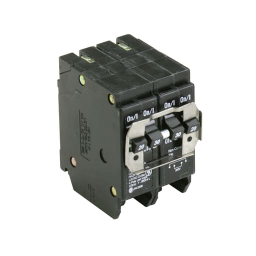 Cutler-Hammer / Eaton - Eaton Electrical BQ220230 120/240 VAC 20 Amp 2-Pole Quadplex Circuit Breaker