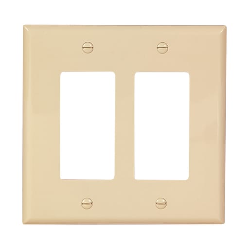 Cooper Wiring Device Arrow/Eagle - CWD PJ262V WALLPLATE 2G DECORATOR POLY MID IV