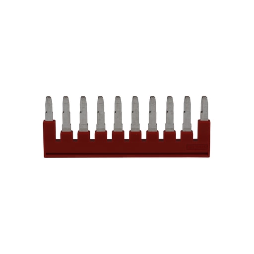 Cutler-Hammer / Eaton - Eaton Electrical XBAFBS106 10-Position Red Terminal Block Plug-In Bridge
