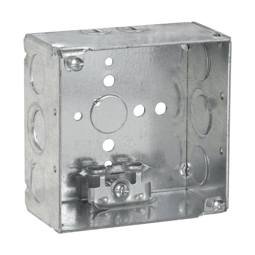 Crouse-Hinds - Crouse-Hinds Series TP431 4 x 4 x 2-1/8 Inch Steel Welded Square Outlet Box
