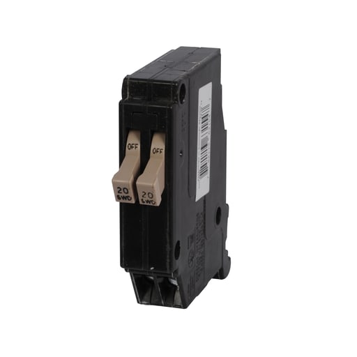 Cutler-Hammer / Eaton - Eaton CHT2020 CTl Plug-On Twin Circuit Breaker