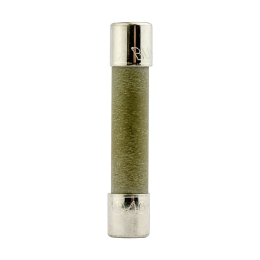 Bussmann Mfg. - Bussmann ABC-5-R 5amp Small Dimension Fast-Acting Fuse, Ceramic Tube, 1/4" x 1-1/4", 250Vac/125Vdc
