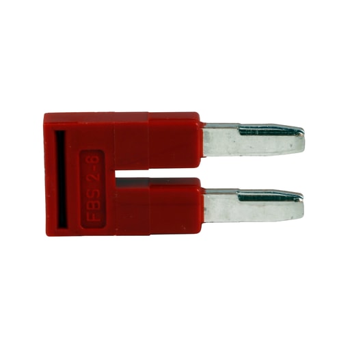 Cutler-Hammer / Eaton - Eaton Electrical XBAFBS26 2-Position Red Terminal Block Plug-In Bridge
