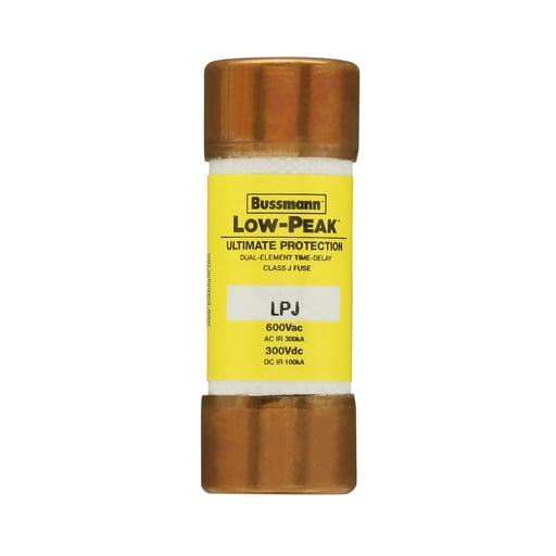 Bussmann Mfg. - Bussmann LPJ-2-1/2SP 600v 2-1/2amp Dual-Element Time-Delay Class-J Fuse