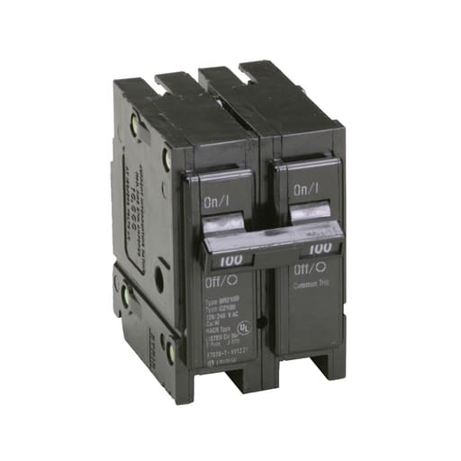 Cutler-Hammer / Eaton - Eaton Electrical BR2100 1 Inch Plug-On Circuit Breaker