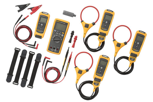 Fluke - Fluke FLK-3000-FC-IND Industrial Kit, includes Multimeter, 3 iFlex Clamp Modules, AC Voltage Module & Accessories