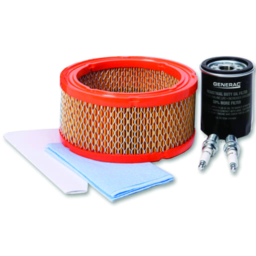 Generac Power Systems Inc - Generac 006483-0 Standby Generator Scheduled Maintenance Kit, for 11kW 530cc Engines. Use on Models 6437, 6438, 6439, 6440, 6441