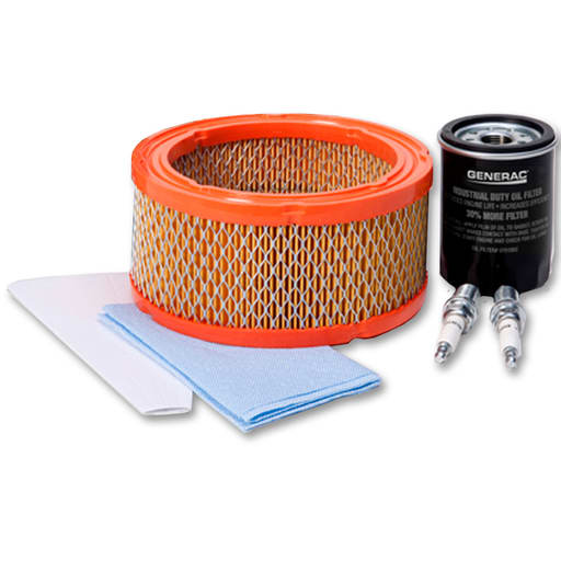 Generac Power Systems Inc - Generac 006485-0 Standby Generator Scheduled Maintenance Kit, for 20/22kW 999cc Engines. Use on Models 6244, 6250, 6258