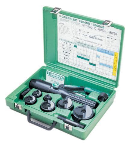 Greenlee Textron - Greenlee 7806-SB Hydraulic Knockout Punch Driver Kit