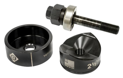 Greenlee Textron - Greenlee 738BB 2-7/8" Hole 2-1/2" Conduit Round Knockout Punch