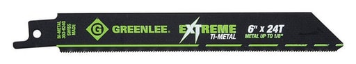 Greenlee Textron - GRN 353-624G BLADE PKG,RECIP-6 X 24