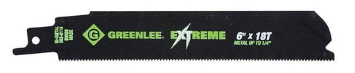 Greenlee Textron - Greenlee 353-6118 Blade Recip. 6" X 18Tpi (Pop)