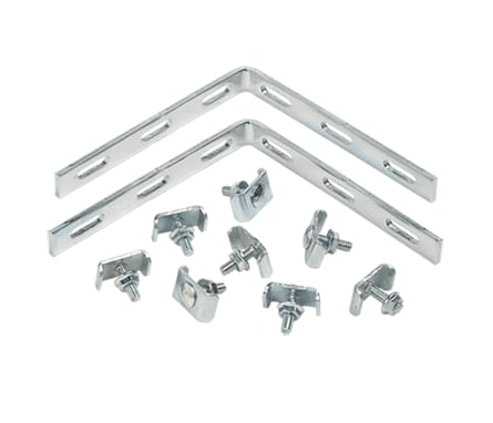 nVent Hoffman - Hoffman QTP90TKITBLK Splice Bars, 1.00x5.00x5.00, Black, Steel