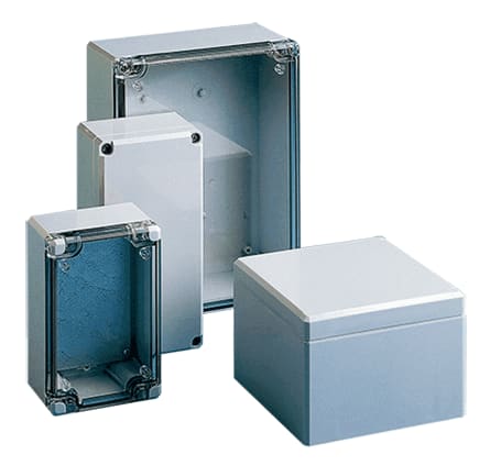 nVent Hoffman - Hoffman Q24169PCDCC QLINE D, Type 4X, 240x 160x 90mm, Polycarbonate