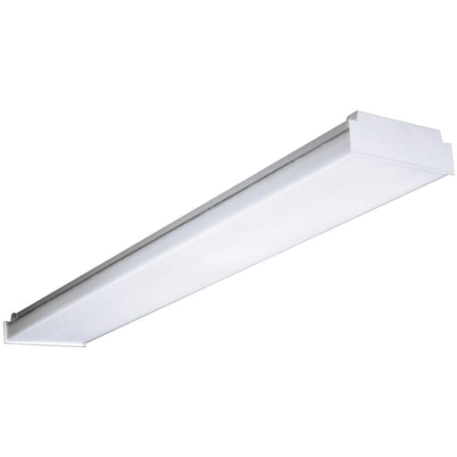 Colum - Add To Dualite - Hubbell Columbia Lighting AWW4-432-4EU 4 Foot 4-Lamp 120 Volt Wraparound Light Fixture