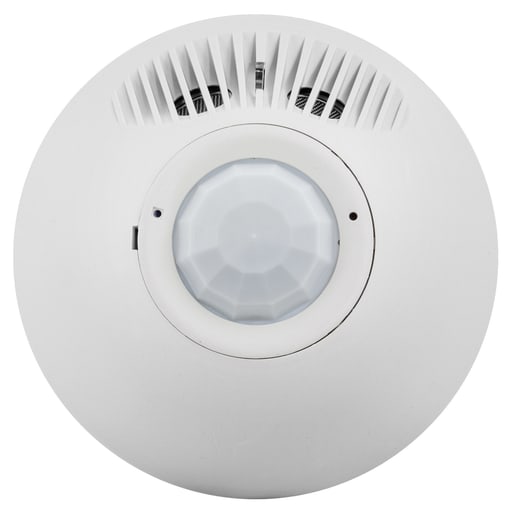 Hubbell Wiring Device - Hubbell ATD500C 24 VDC 500 Square Foot White Ultrasonic and Passive Infrared Adaptive Ceiling Mount Sensor