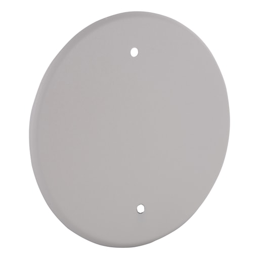 Raco Manufacturing - Bell 5653-1 5 In. Round Blank Plate 4 In. Box Mt Wht