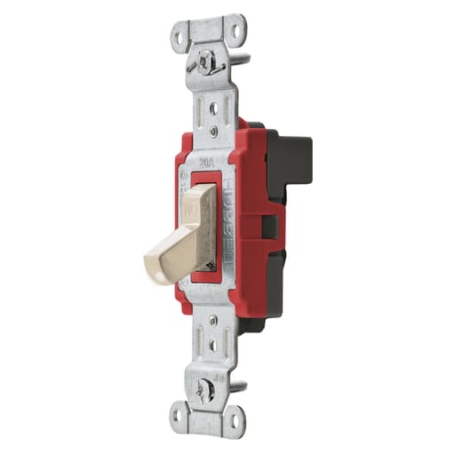 Hubbell Wiring Device - Hubbell SNAP1223LANA SWITCH, SNAPCONN, 3W, 20A120/277V, LA, NA