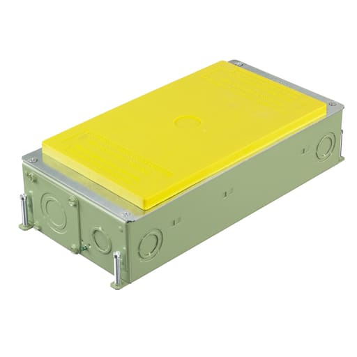 Hubbell Wiring Device - Hubbell CFB2G30CR 3 Inch 2-Gang Recessed Concrete Floor Box with Cover