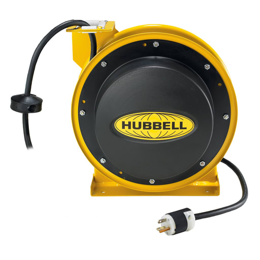 Hubbell Wiring Device - Hubbell HBL50163CORD REEL, INDUSTRIAL, 50' 16/3