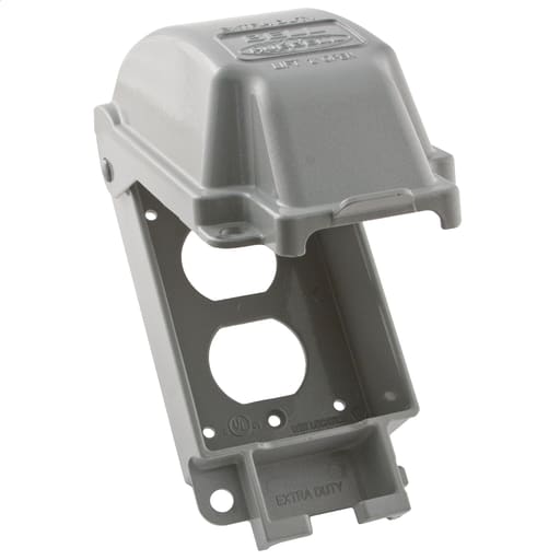 Raco Manufacturing - RACO 5852-0 W/PROOF CVR, 1-G, DUP,