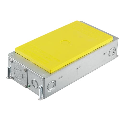 Hubbell Wiring Device - Hubbell CFB2G30 3 Inch 2-Gang Recessed Concrete Floor Box