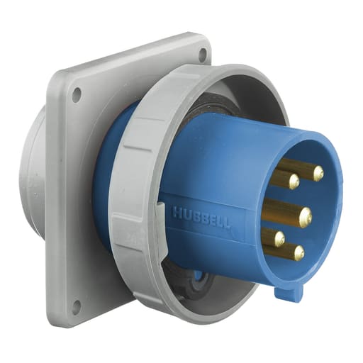 Hubbell Wiring Device - HCI HBL530B6W PS,INLET,4P5W,30/32A